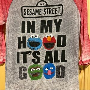 Sesame Street 3/4 sleeve tee - 3/$20 or 4/$25